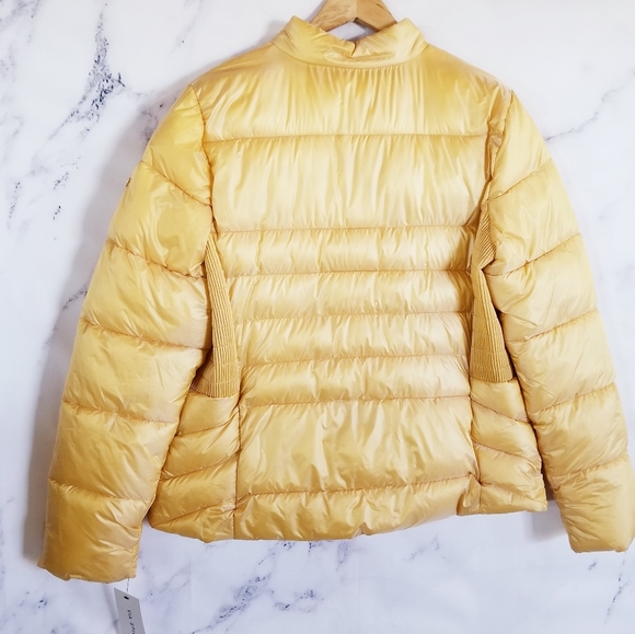 VIA SPIGA Gold Puffer Jacket - Picture 15 of 16
